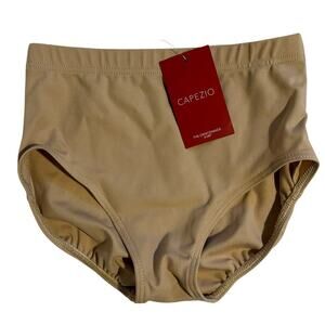 NWT Capezio Dance Cheer Brief Nude Small